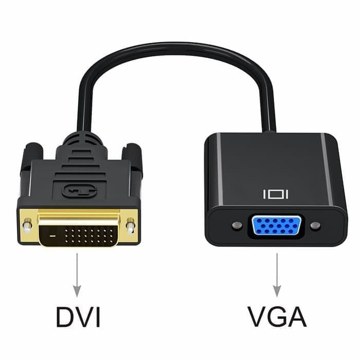 Kabel Converter Adapter 1080p DVI-D 24+1 to VGA HDTV Male - Female