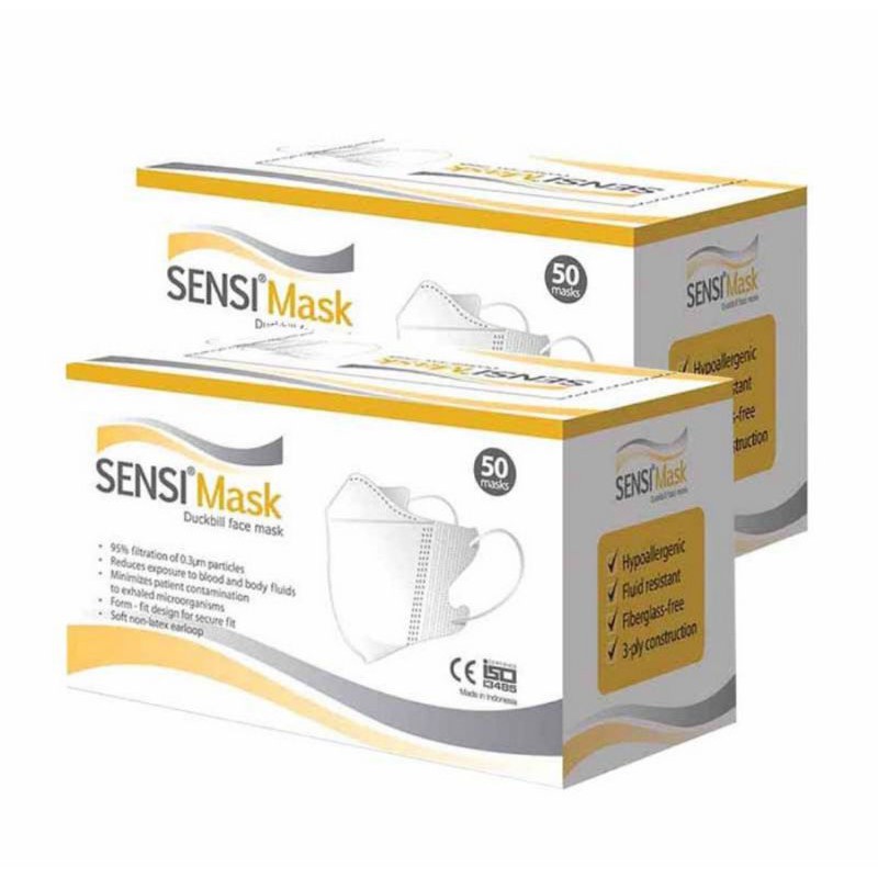 MASKER SENSI DUCKBILL ISI 50 PCS