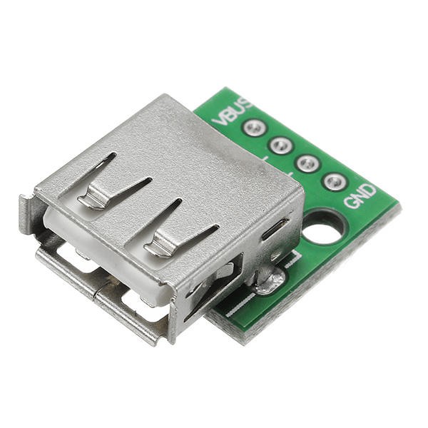 Female USB A to DIP board 4 Pin 2.54 2.54mm Converter adapter