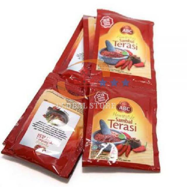 sambal terasi abc sachet / sambal abc geprek / sambal abc rendang