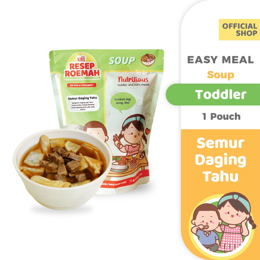 

ResepRoemah Semur Daging Tahu / Beef & Tofu Semur / Toddler & Kids / Healthy Frozen Mpasi / No MSG