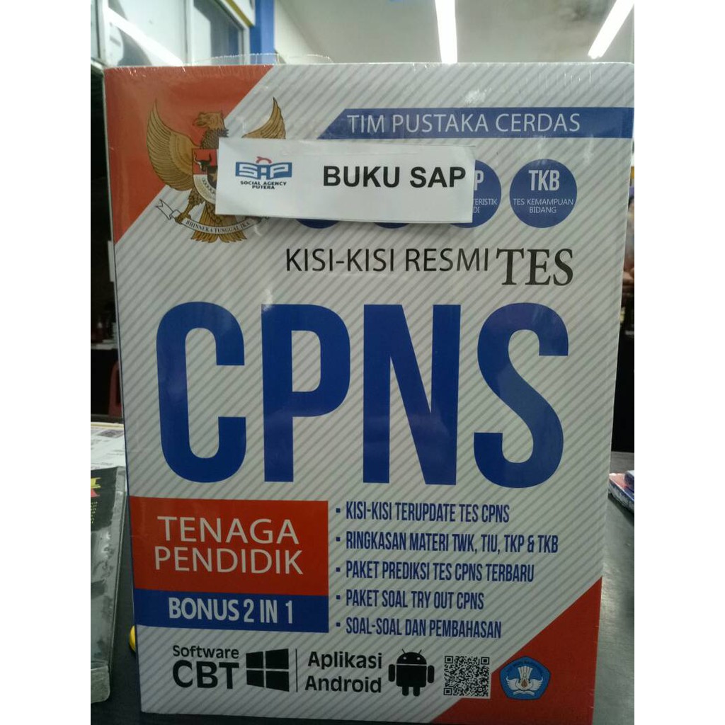 Buku Kisi Kisi Resmi Tes Cpns Tenaga Pendidik Dv Shopee Indonesia