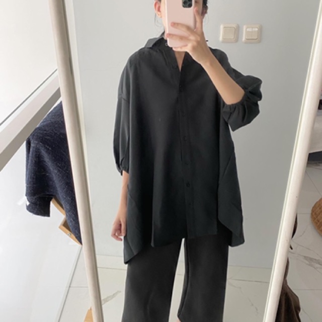 NABO - Okasan Blouse Linen (Kemeja Bahan Linen)