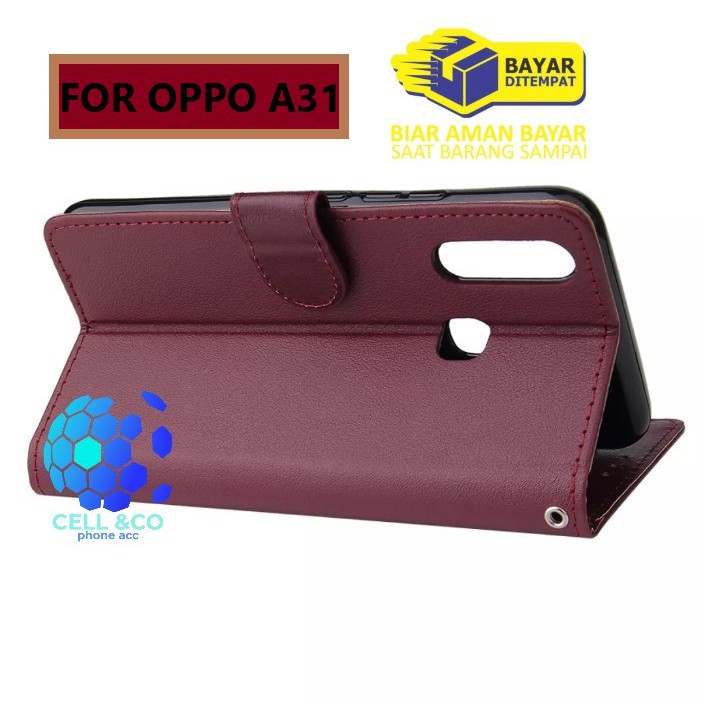 Flip cover OPPO A31 Flip case buka tutup kesing hp casing flip case leather wallet