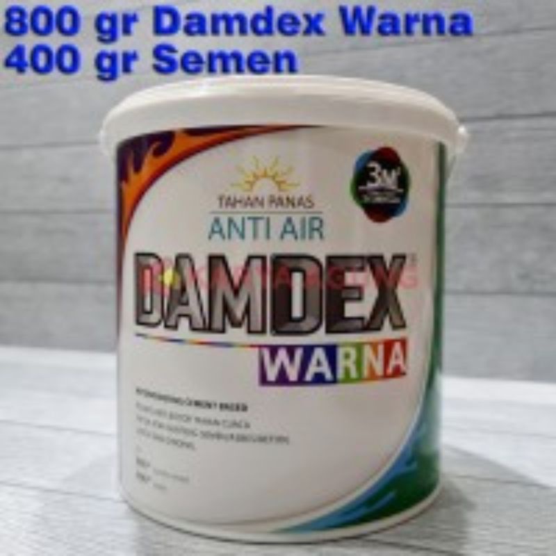 CAT KOLAM DAMDEX WARNA 800Gram