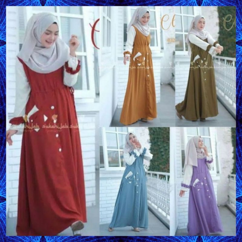 GAMIS REMAJA//GAMIS MUSLIM CLARA//DRESS MUSLIM CLARA