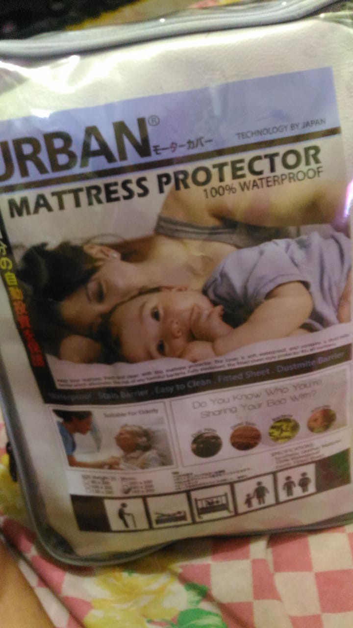 Bed Protector Urban Queen Size Sprei Waterproof 160x200 160 X 200 Cm