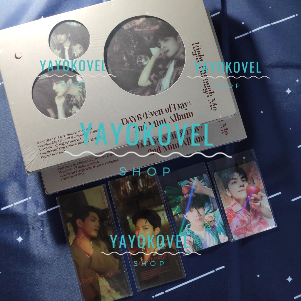 [READY] DAY6 - Even Of Day -  RIGHT THROUGH ME ALBUM  - SEALED BENEFIT WITHDRAMA