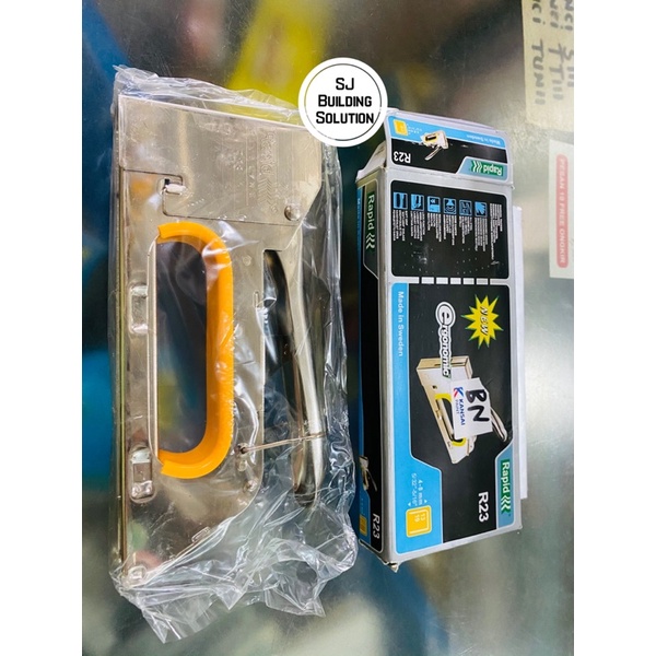 Gun Hekter Tembak Staples Rapid R23 R 23 4-8mm Bagus Original Alat Tembak Jok Dan Lain Lain