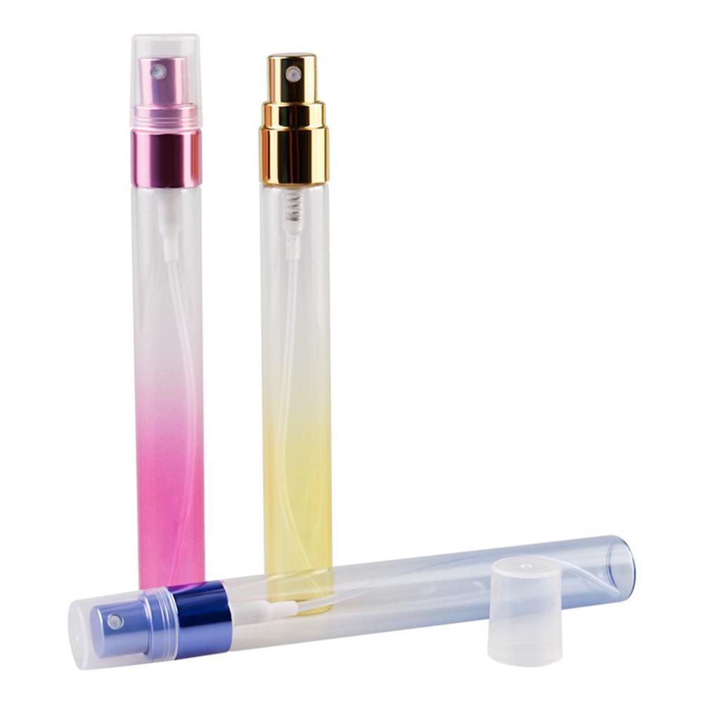 [Elegan] Botol Spray Wanita 10ml Warna Gradasi Aromaterapi Sprayer Kabut Halus Wadah Kosmetik Parfum Atomizer