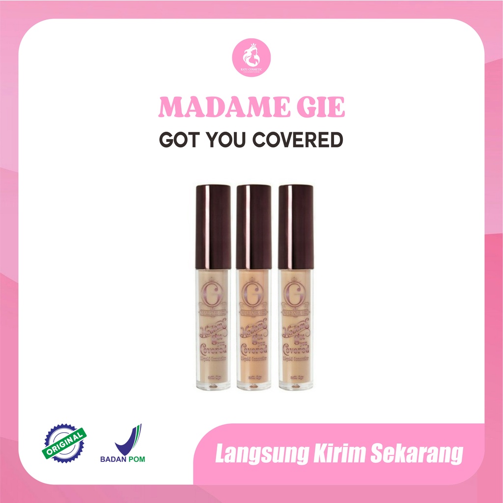 MADAME GIE  Got You Covered Liquid Concealer Full Coverage BPOM