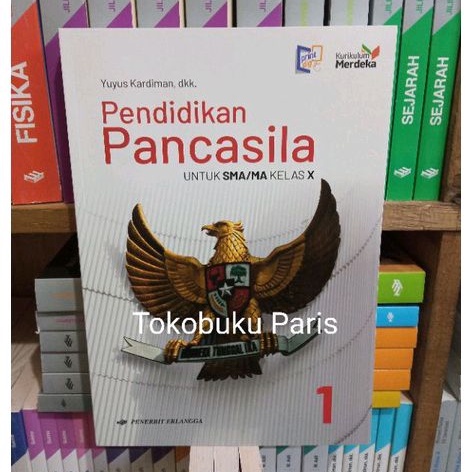 PPKN Pendidikan Pancasila sma/ma kelas 1/10 kurikulum merdeka erlangga