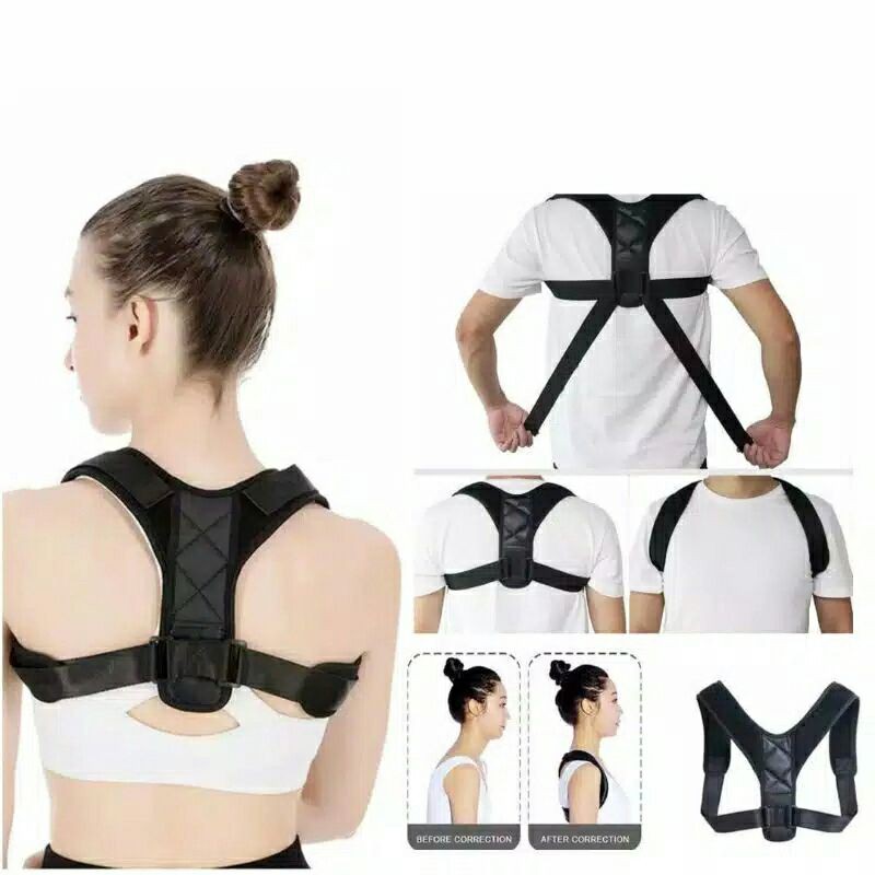 Peneggak punggung tulang belakang Adjustable Medical Men/women Back Posture Corrector