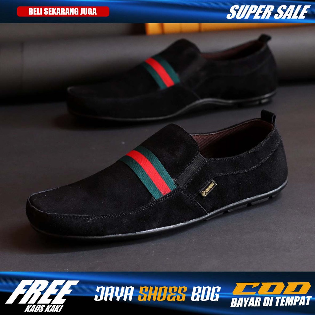 [PROMO]Sepatu Kasual Pria Slip On Slop Casual Kerja Kantor