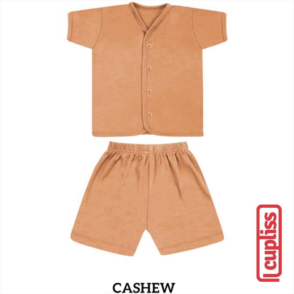 Cashew Little Palmerhaus Button Tee Short Sleeve Baju Bayi