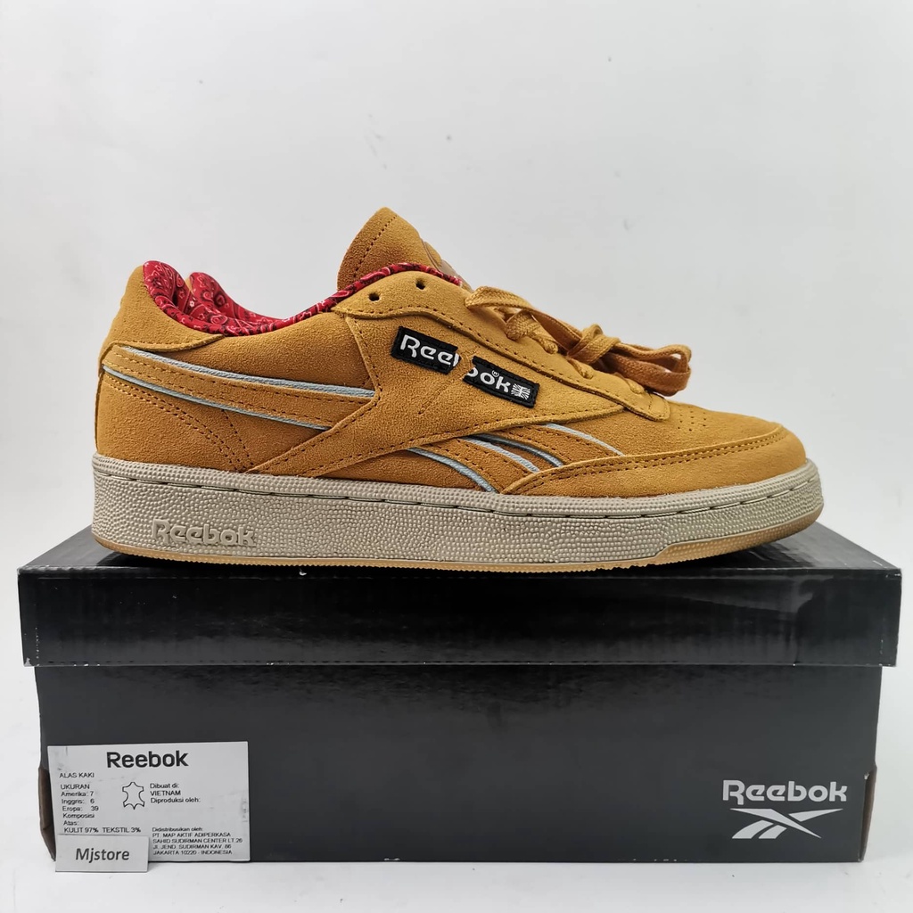 Reebok CLUB C JURASSIC PARK Unisex Sneakers Shoes - Brown/DifBlu/Stared Brand New Original