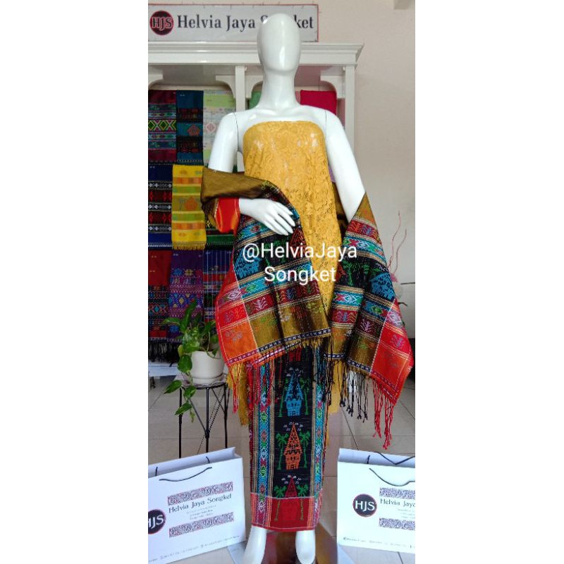 SADUM SEMI SUTRA MOTIF SOPO OLIVE