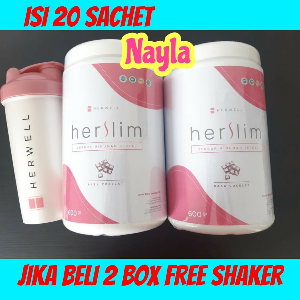 HERSLIM HERWELL DIET PENGGANTI MAKNAN ISI 20 SACHET