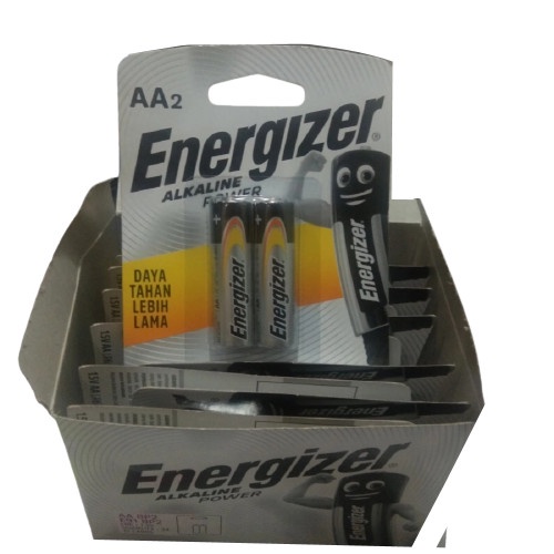 Baterai AA Energizer Alkaline Power 1 Pack Isi 2 Pcs Baterai A2