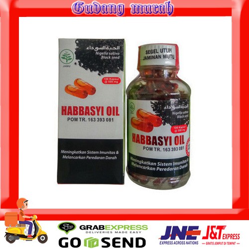 Habbasyi oil HNU 100 kapsul Original Habbasyi Niaga Utama BPOM