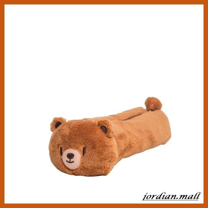 

Tasgnapmeles- Wigglo Round Pencil Case Fluffy Bear -Tasgnapmelesanak.