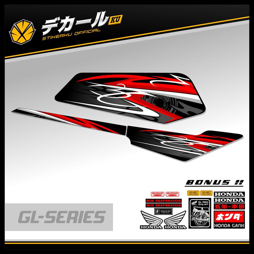 STRIPING HONDA GL PRO / STIKER GL PRO / STRICKER / SETIKER / STIKER GL PRO HEREX /200 / MAX / VARIAS