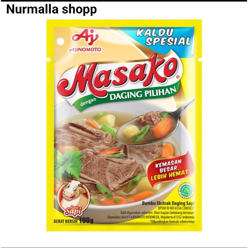 Masako® Bumbu Kaldu Penyedap Kemasan 100g