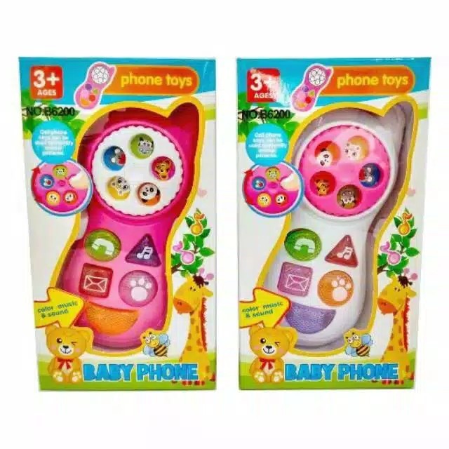 Mainan hp Telepon Bayi Anak Balita Edukasi - Baby Phone Toys Mini Call