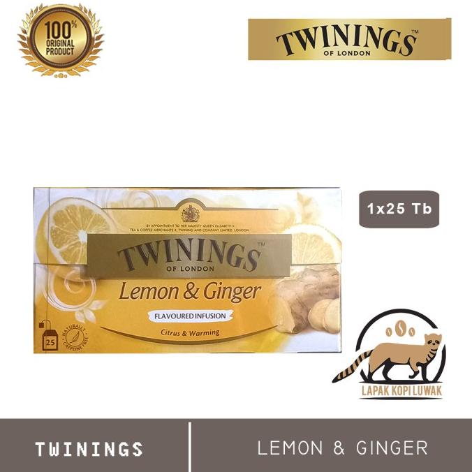 

[ COD ] Twinings Tea varian Lemon & Ginger TERPERCAYA Kode 307