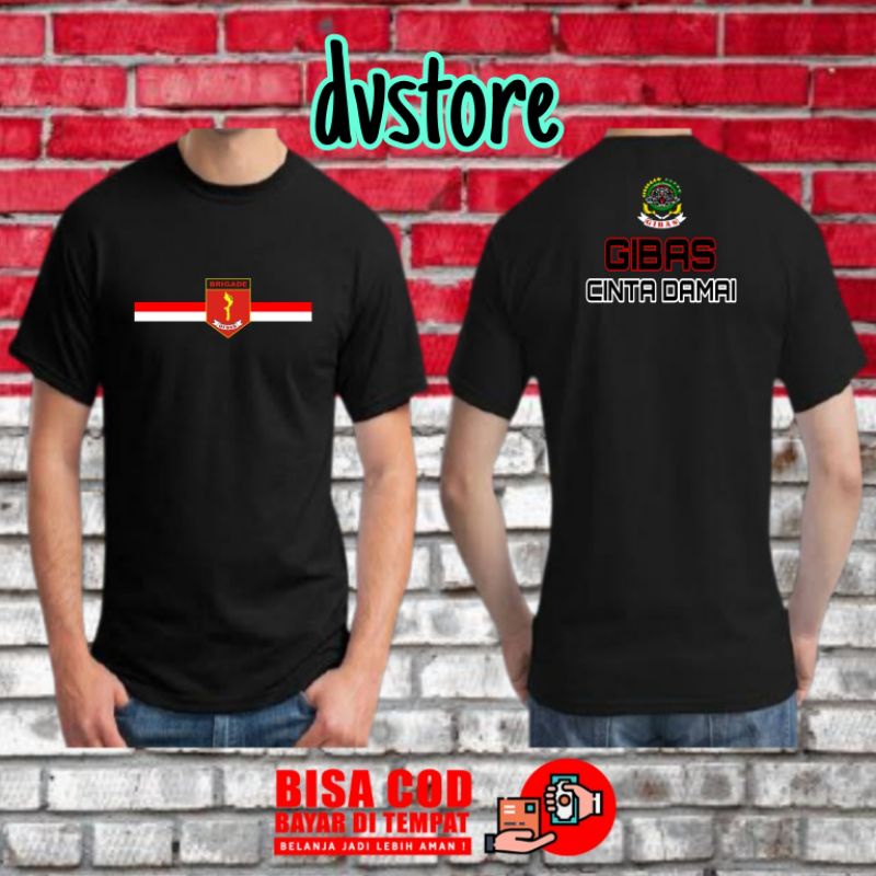 Gibas Cinta Damai//Kaos Ormas Gibas Cinta Damai//Atribut Gibas//Kaos Murah Berkualitas//Kaos Kekinia