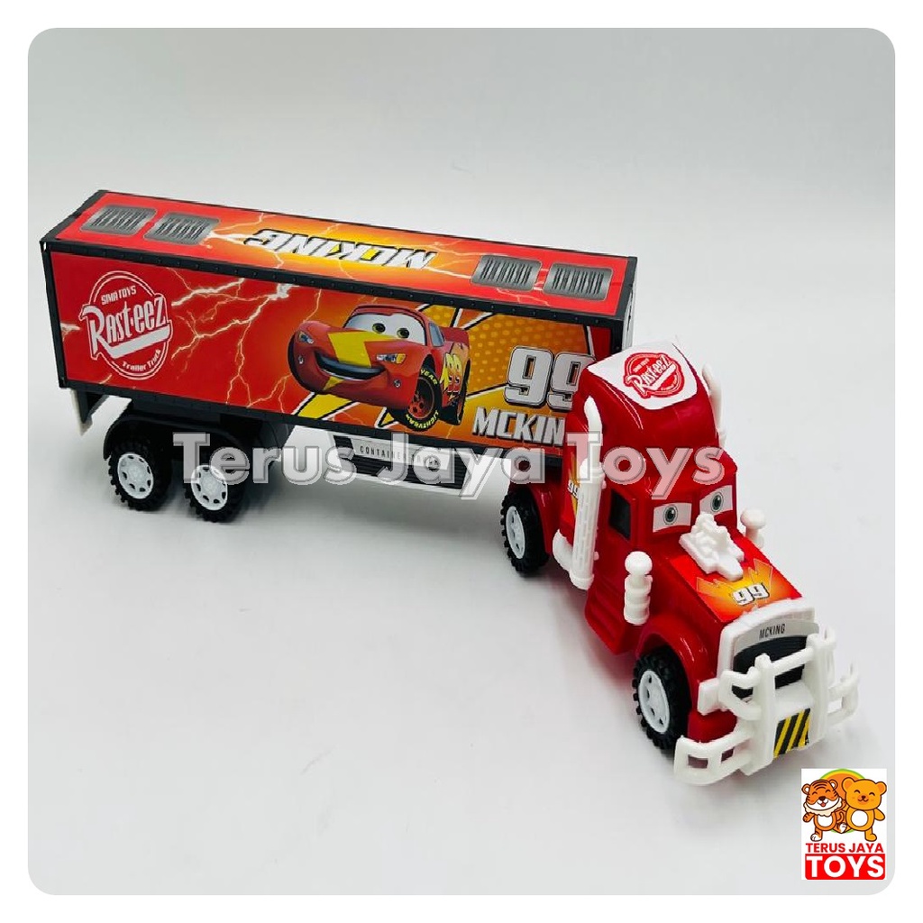 Terusjayatoys Mobil Truk Kontainer / Container Truck Mainan