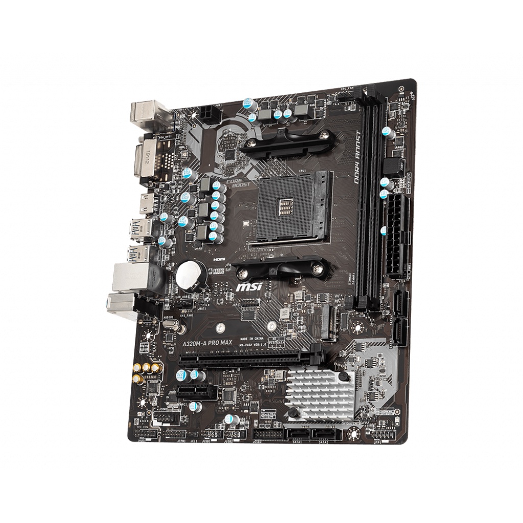 Motherboard AMD MSI A320M-A PRO MAX (AM4, A320, DDR4)