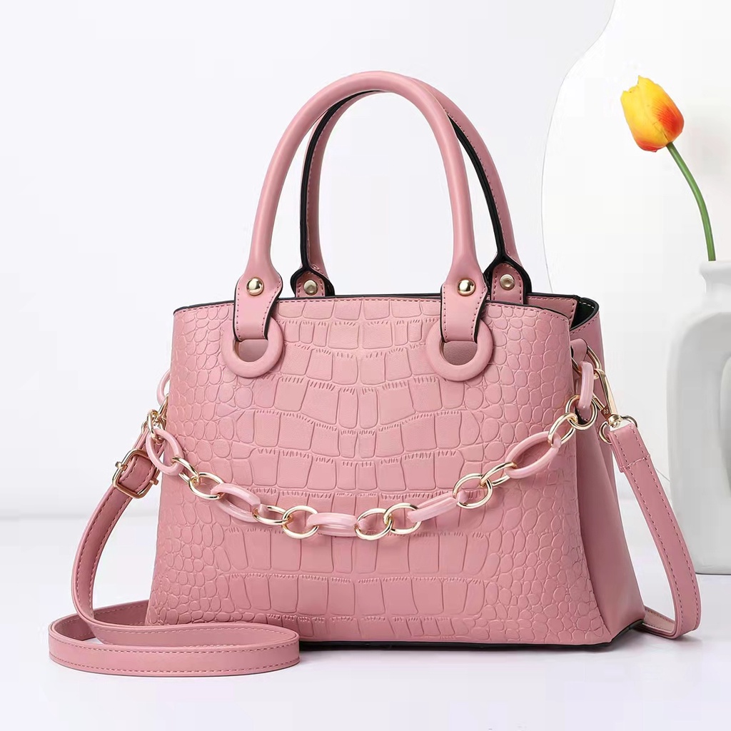 9133 TAS WANITA IMPORT SLEMPANG HANDBAG [1KG 2PC] PERFECT CORNER