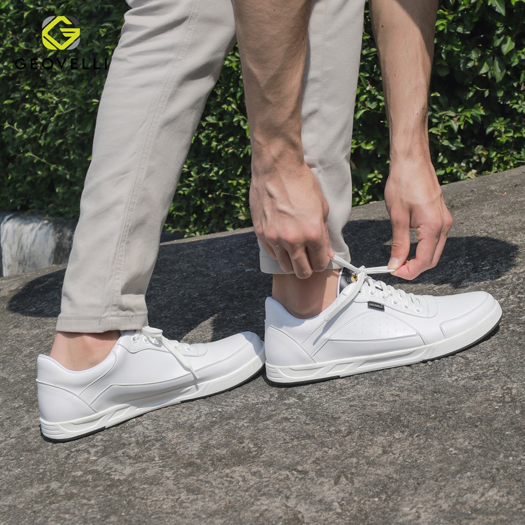 GEOVELLI STORE | Sepatu Sneakers Pria Sepatu Sneaker Pria Sepatu Pria Murah Sneakers FULL WHITE Pria