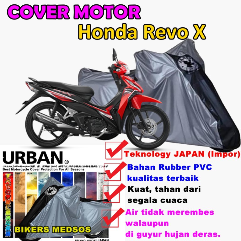 Cover Sarung Selimut Motor Honda Revo X Mantel Tutup Motor