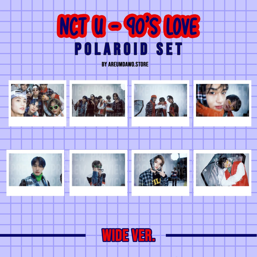NCT 2020 NCT U 90'S LOVE POLAROID SET