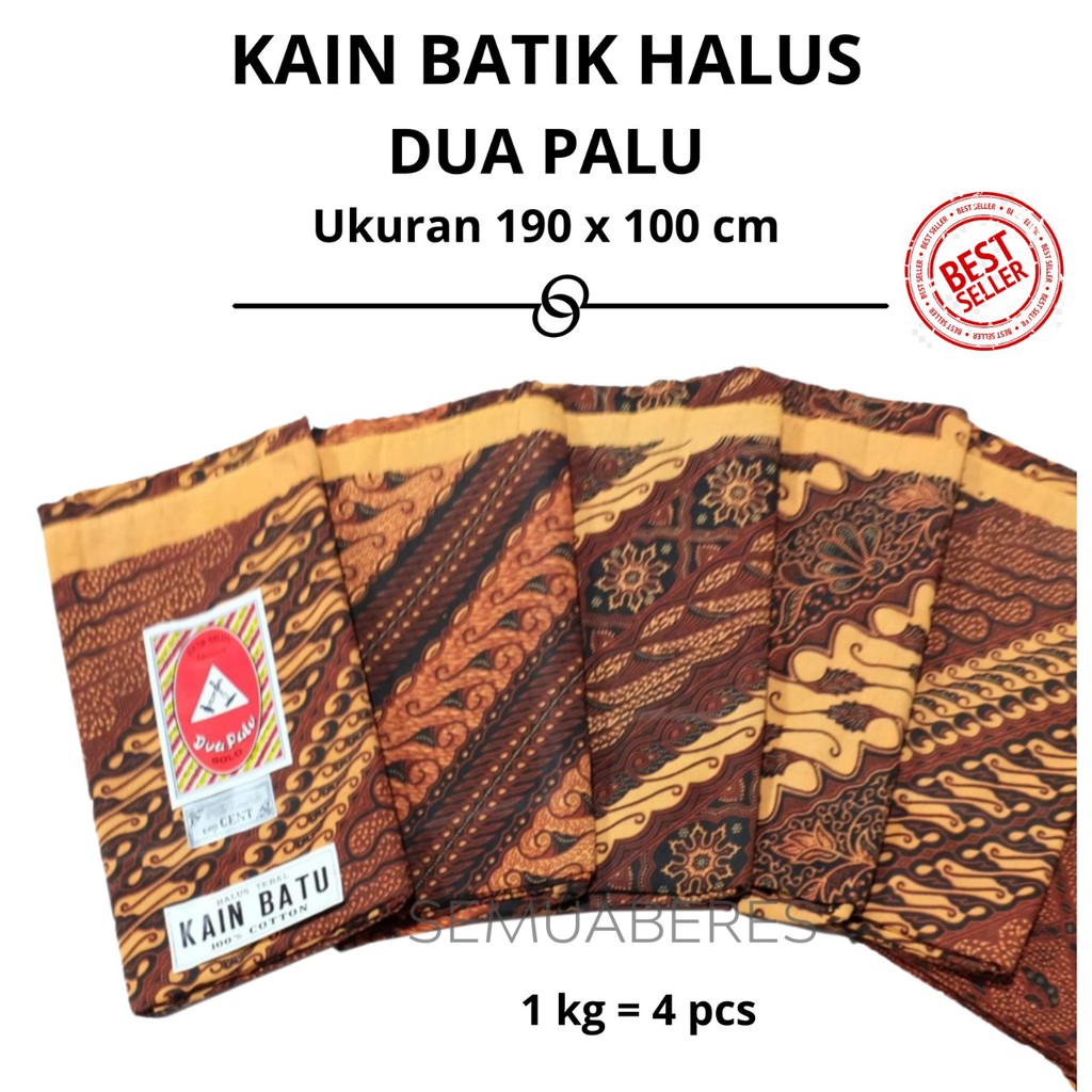 Kain Batik Halus Panjang Dua Palu / Kain Batu