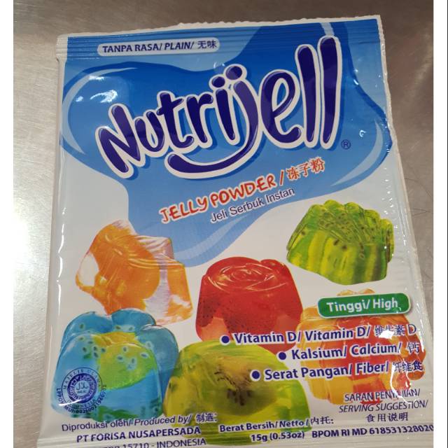 

Nutrijell Jelly Powder Plain 15gr