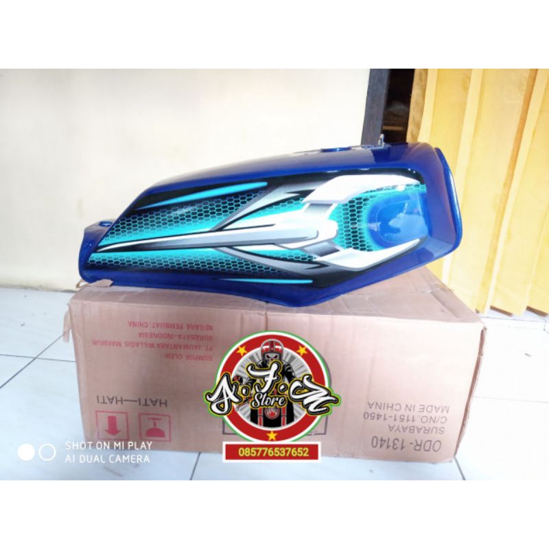 tangki rx king new tangki rx king tahun 2007 warna biru movistar