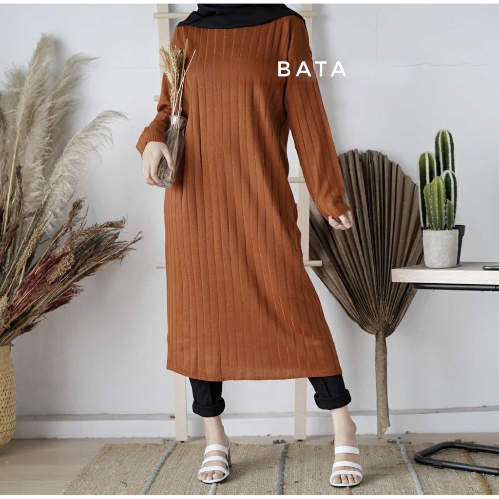 WYSTREE LONG TUNIK RAJUT // TUNIK RAJUT