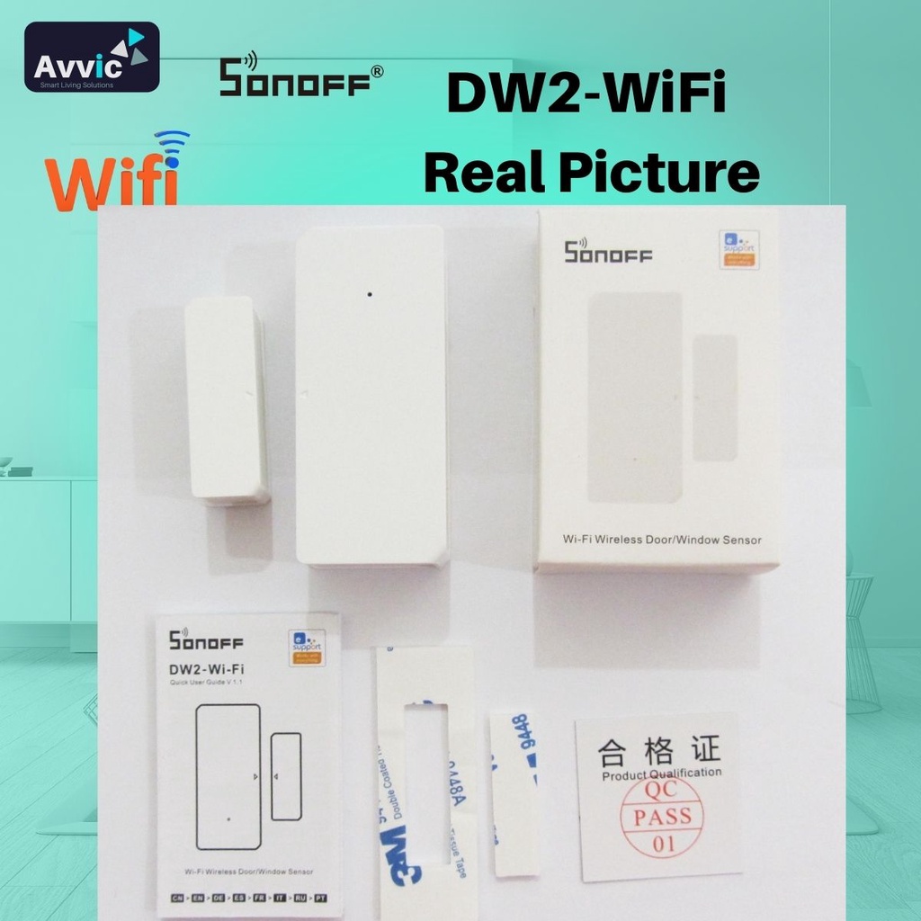 SONOFF DW2 Smart WiFi Door Sensor Door Window Dedector e-WeLink App Notification Alert Smart Home