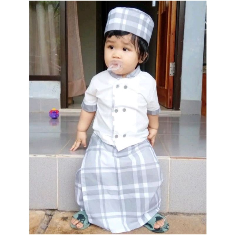 Sarkoci Anak Karakter By Little Koda 1-3thn / Baju Koko Anak / Baju Koko Bayi