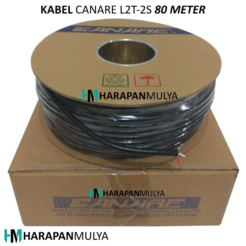 DISKON Kabel Canare L2T 2S Japan Standard Cable Audio Stereo Mic Microphone 1 ROLL 80m 80 Meter TER