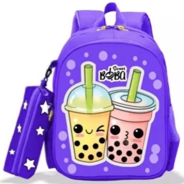 Tas Ransel sekolah anak sweet BOBA color full by arista