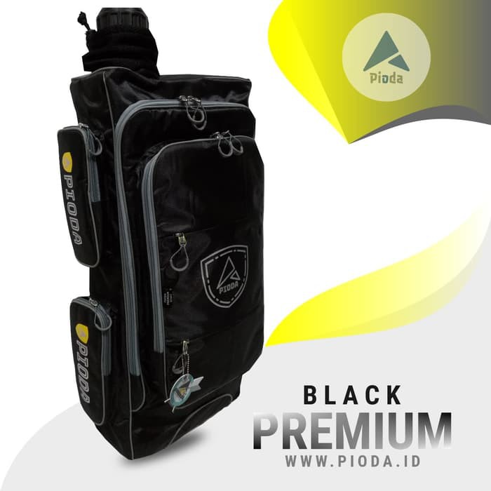 Terbaru Tas Busur Panah / Backpack Panahan Pioda Premium Hitam Model baru