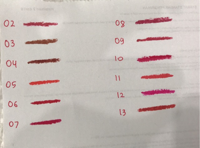 INEZ PERFECT GLOW MATTE LIPSTICK @MJ