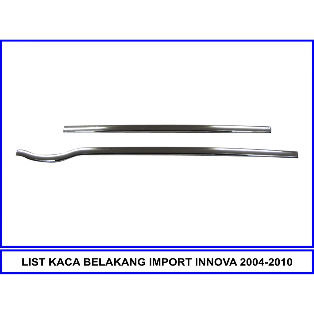 LIST KACA BELAKANG IMPORT INNOVA 2004-2011