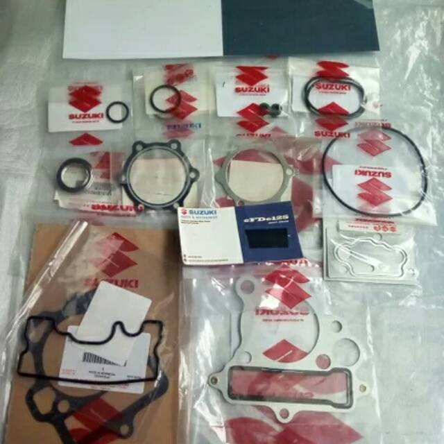 PACKING PAKING TOP SET SHOGUN R 110 CYLINDER BLOK KOP PAKET SERVICE 20.000 KM ORI SGP Made in JAPAN