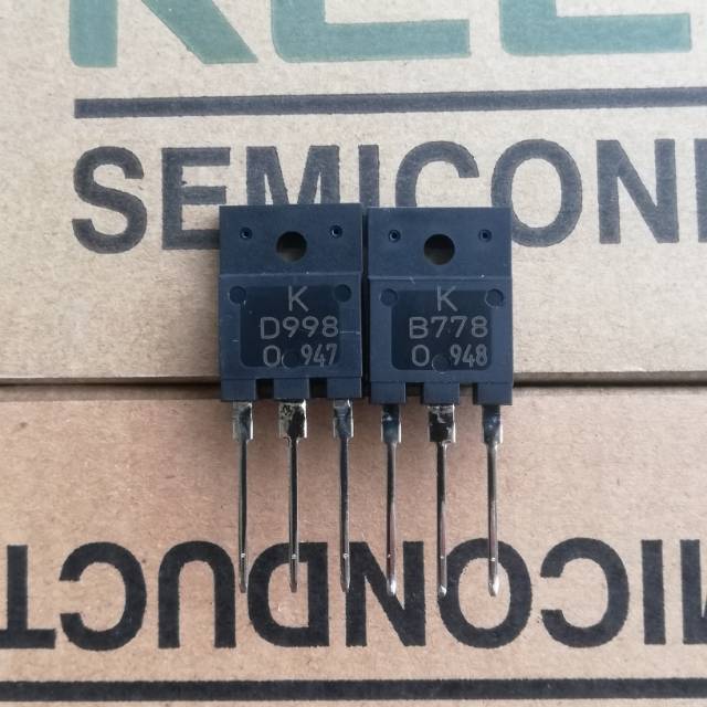 TRANSISTOR B 778 D 998 KEC TR B778 TR D998 ORIGINAL