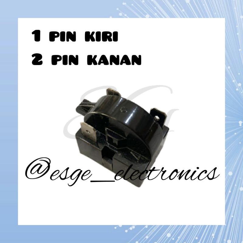 PTC RELAY KULKAS KOMPRESOR PENDINGIN KULKAS RILAY KULKAS RILEI KULKAS 1 PIN 2 PIN 3 PIN 4 PIN ATAS KANAN KIRI COMPRESSOE KULKAS RELAY PTC KOTAK HITAM KULKAS KOMPONEN KULKAS RELAY PTC KOMPRESOR KULKAS RILEY KULKAS 1 2 3 4 PIN KAKI